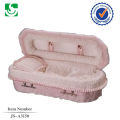 supply pink-clothed wooden casket in american style